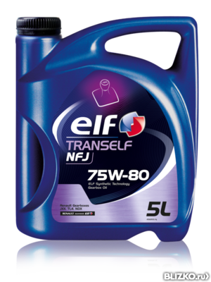 Масло трансмиссионное Elf Tranself NFJ 75W-80 (5 л)