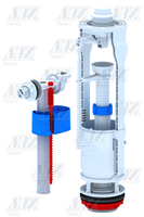 Арматура к смывному бачку боковая подводка 1/2, кнопка пластик ани-пласт