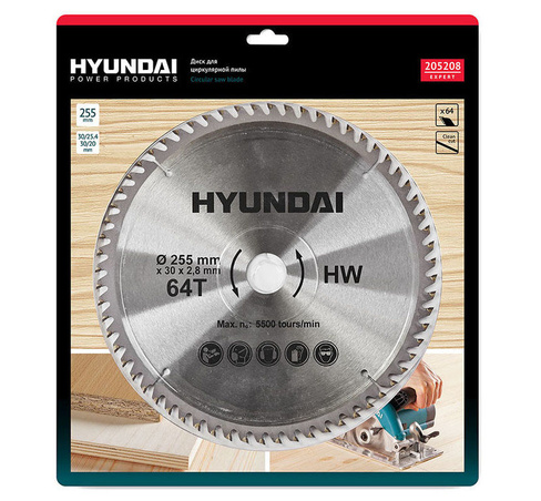 Диск по ламинату Hyundai D 255 мм