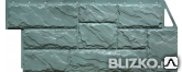 Фасадные панели FineBer серии «Камень крупный» Серо-зелёный