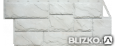 Фасадные панели FineBer серии «Камень крупный» Мелованный белый