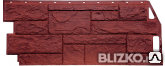 Фасадные панели FineBer серии «Камень природный» Красно-коричневый