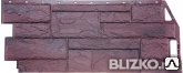 Фасадные панели FineBer серии «Камень природный» Серо-коричневый
