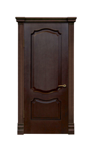 Дверь межномнатная Анкона шпон американский орех ДГ классический багет