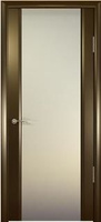Дверь межномнатная Наоми со стеклом "Зеркало" абрикос