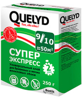 Клей для бумажных обоев quelyd супер-экспресс 250 гр