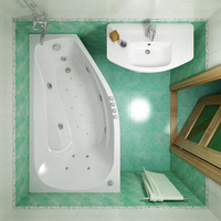 Большинство ванных комнат имею чистый размер 1700  мм после укладки плитки расстояние между стенами уменьшается, для этого случая и была разработаны ванны с длинной 1670 мм.
