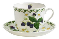 Чашка с блюдцем чайная 480 мл, Ежевика, Maxwell & Williams Фруктовый сад (55514al)