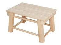 Лавки и столы для бани: скамейка, 1000х400 мм