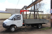 Бортовой ГАЗ 3302 с КМУ FASSI M30A.13 г/п 2 т.