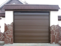 Рулонные ворота Alutech 2900х2500 мм, цвет коричнеый