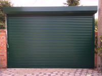Рулонные ворота Alutech 4000х2000 мм, цвет зеленый
