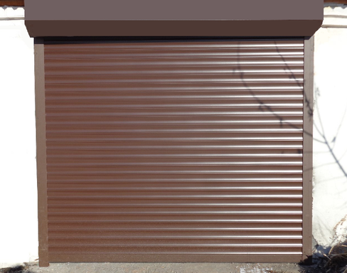 Рулонные ворота DoorHan 2900х2500 цвет коричневый