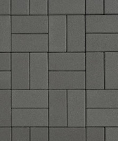 Тротуарная плитка Ла-Линия, Стандарт, Серый, 60 мм
