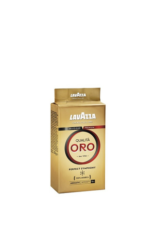 Молотый кофе Lavazza oro 250гр молотый