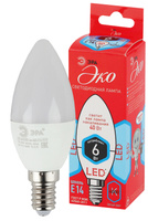 Лампочки LED E14 Эра eco led b35-6w-840-e14