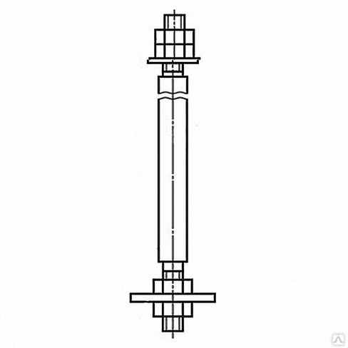 Болт фундаментный 2.2 М72х1000 ГОСТ 24379.1-2012