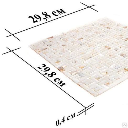 Мозаика из ракушки Natural SME-04