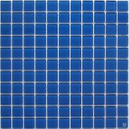 Стеклянная мозаика Deep blu 300x300 мм чип 4x25x25 мм