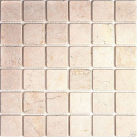 Мраморная мозаика Natural 7M025-48T Crema Marfil