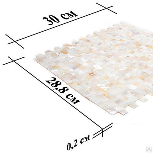 Мозаика из ракушки Natural SMA-04