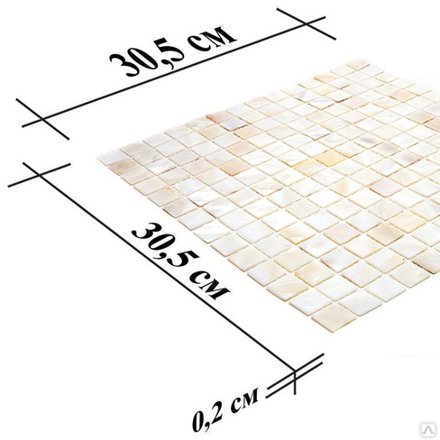 Мозаика из ракушки Natural SMA-02-20