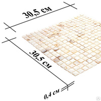 Мозаика из ракушки Natural SME-01-15