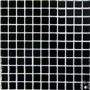 Стеклянная мозаика Black glass 300x300 мм чип 4x25x25 мм