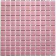 Стеклянная мозаика Pink glass 300x300 мм чип 4x25x25 мм