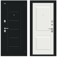 Дверь входная Некст Kale Букле черное/Off-white BRAVO