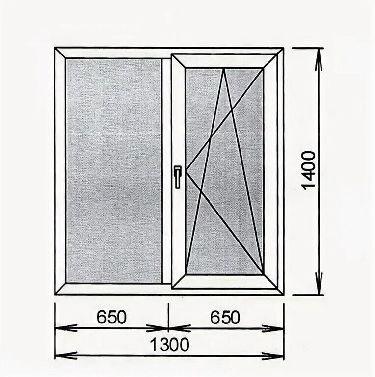 Стандартное двухстворчатое окно размеры. Окно 1300х1300 ОП в2. Стандартные окна ПВХ 1300х1400. Пластиковое окно 1400х1400 размер стеклопакета. Окнно из ПВХ ширина 1400 высота 1300.