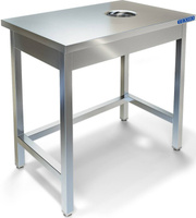 Стол для сбора пищевых отходов без борта СПС-832/607 (600x700x850 мм) Техно ТТ