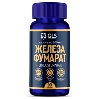 GLS - Фумарат железа 300 мг, 90 капсул