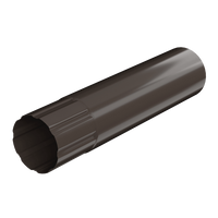 Труба водосточная металлическая 90мм Технониколь, 3м темно-коричн. RAL 8019