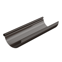 Желоб водосточный металлический 125мм Технониколь, 3м темно-коричн. RAL8019