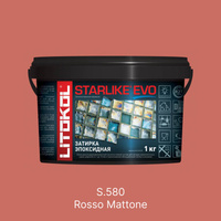 Затирка эпоксидная Litokol Starlike Evo S.580 Rosso Mattone, 1 кг