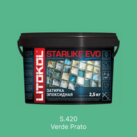 Затирка эпоксидная Litokol Starlike Evo S.420 Verde Prato, 2,5 кг