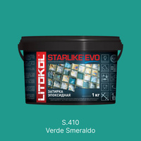 Затирка эпоксидная Litokol Starlike Evo S.410 Verde Smeraldo (изумрудный), 1 кг