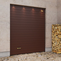 Теплые секционные ворота для гаража ALUTECH Prestige 2000×2500 мм