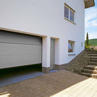 Секционные гаражные ворота с боковой дверью ALUTECH Prestige 2500×2250 мм