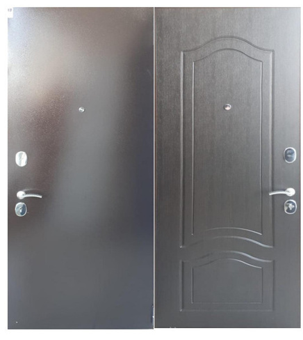 Металлическая входная дверь Альба венге 860Х2050 / 960X2050