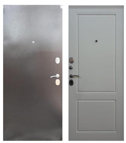 Металлическая входная дверь Парма белое дерево 860Х2050 / 960X2050