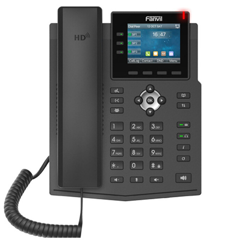 Телефон VoIP SIP Fanvil X3U, черный