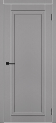 Межкомнатная дверь с покрытием софт-тач Tandoor Деканто-5 ДГ белая/серая