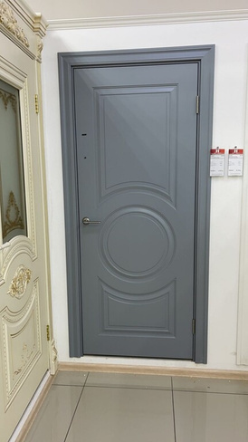 Межкомнатная дверь Турин / эмаль серая Ral 7045