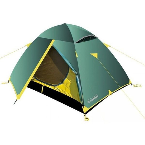 Палатка Tramp Scout 3 (V2) турист. 3мест. зеленый (TRT-56)