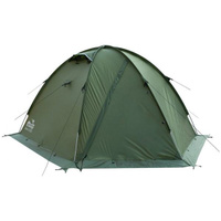 Палатка Tramp Rock 3 (V2) экспед. 3мест. зеленый/оранжевый (TRT-28)