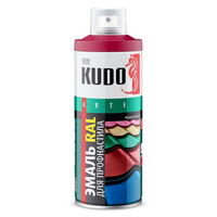 Краска KUDO аэрозоль для металлочерепицы 520мл RAL 3005