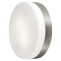 Светильник настенно-потолочный для ванной ODEON LIGHT Presto E14 60Вт IP44 белый никель