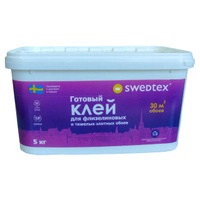 Клей обойный SWEDTEX Флизелин готовый 5кг, арт.LF05